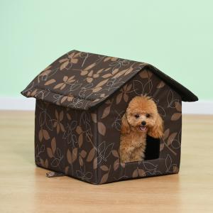 China Outdoor Waterproof Oxford Cloth Non Slip Pet House Bed For Stray Cat Dog Tent factory