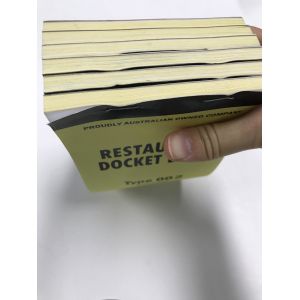 Numbered Pages AU Docket Book with Lined Ruling Type and Staples Binding Type