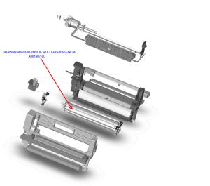 China A081987 Noritsu Minilab Parts QSS3501 Fuji Frontier LP7100 Minilab Roller factory