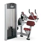 Gym Equipment Pin Loaded Seated Abdominal Trainer Abdominal Crunch Machine