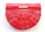 Plastic Basket Acrylic Clutch Bag Large Space Unique Shape For Travelling