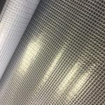 Clear PVC Mesh Fabric Tarpaulin Clear White Transparent Fabric