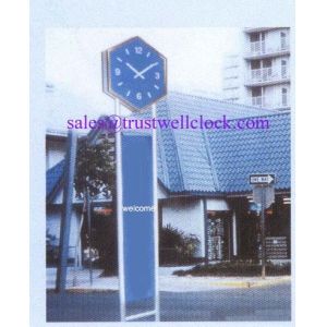 China Clock movement for clock with 4 dials aproximately 60 cm in diameter, that are GPS syncronized. Standing on a pole factory