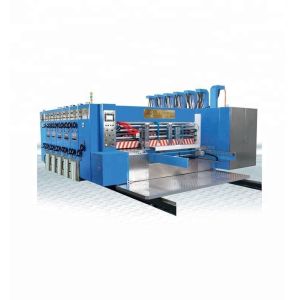 China lead edge feeder printing slotting die cutting machine price on sale