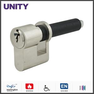 China Spindle Drive Multi Lock Cylinder Satin Nickel Brass Special Application factory