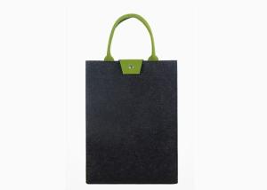 China Dark Grey Felt Laptop Bag With Custom Silk - Screen Print / Laser Logo factory