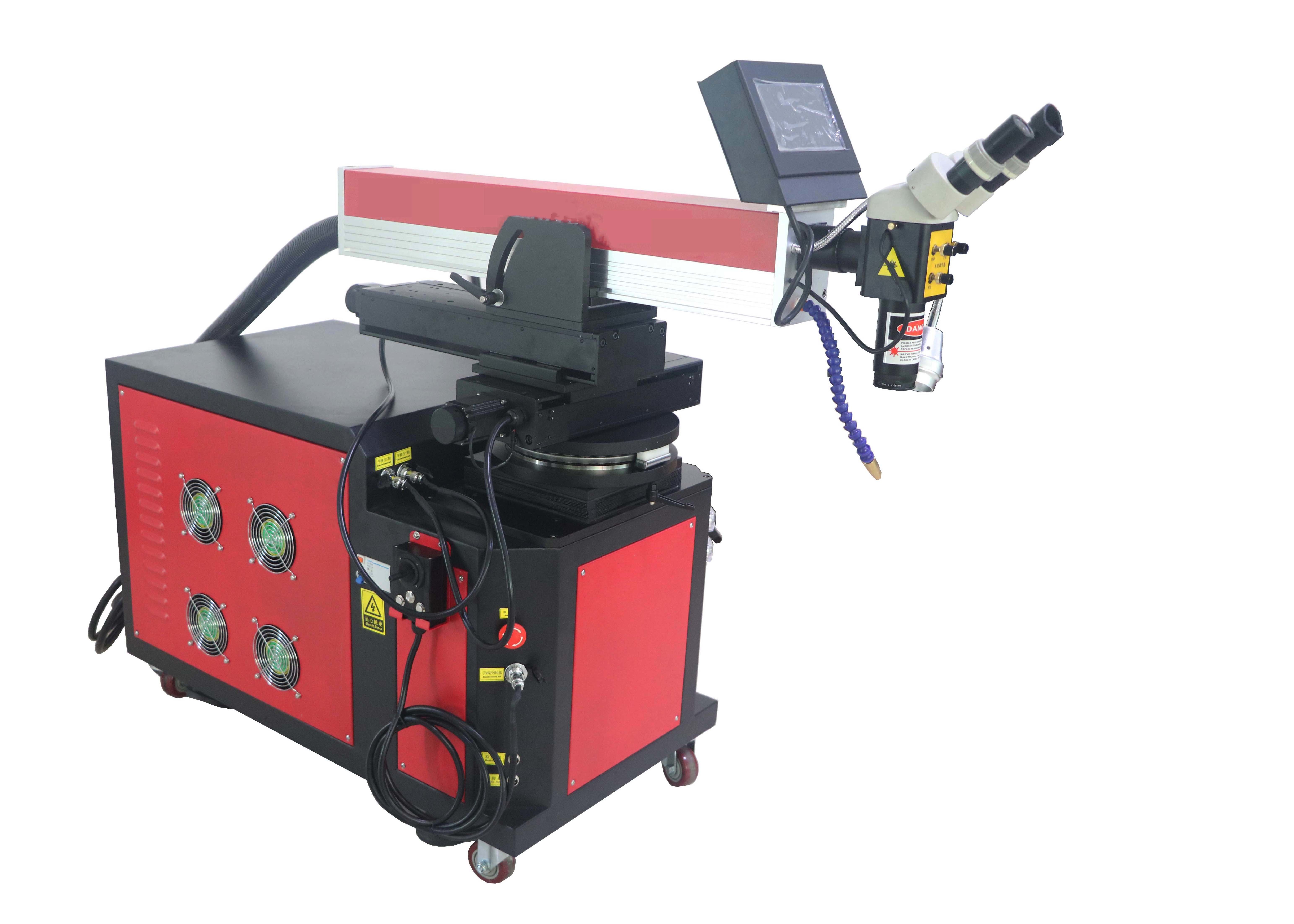 High Accuracy 200W SS Laser Welding Machine 180 Degrees Rotation