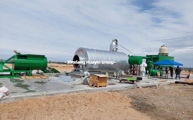 Energy Efficient 8T Rubber Pyrolysis Machine Tyre Recycling Plant To Diesel