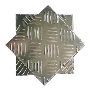 China 3003 1mm Embossed Aluminum Sheet Plate Diamond Tread 500mm factory