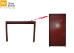 Single Leaf FD30 Fire Safety Door Primer Paint NFPA Standard