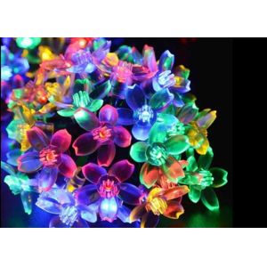 Waterproof Blossom Solar Powered Outdoor String Lights 30 LED / 50 LED Lamps