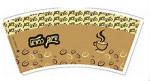 Automatic Cutting and Punching Food Grade PE Coated Paper Cup Fan Sheet for