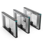 ISO Waist Height Turnstile Fastlane Turnstile Security Doors With Voice Prompt