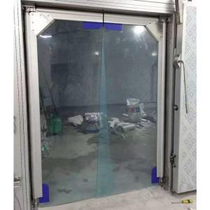 China Interior Double Leaf Swing Door PVC Soft 50kg For Food Processing Plant 1.5mm thickness factory