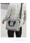 Office Best Briefcase Custom Logo For 14 / 18 / 22 Inch Hp Male Laptop Messenger