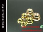 DIN6923 Hex Flange Nuts M20-2.5 Grade 4.8 YP & ZP Zinc Plated Flange nut JIS1190