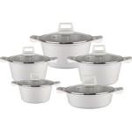 Multicolor 10Pcs Cookware Sets Nonstick Aluminum Lightweight