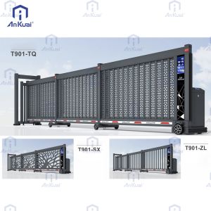 China Ankuai Secure Retractable Sliding Gate: Auto-Telescopic Driveway Access Gate factory