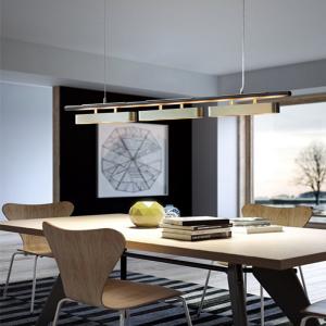 China Minimalist Copper Pearl Black Modern Pendant Light with 3heads factory