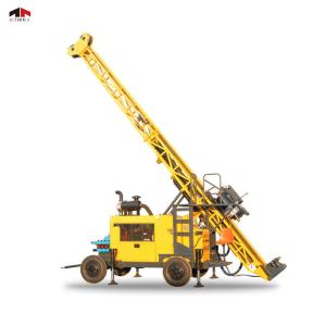 China Trailer Mounted Portable Diamond Core Drill Rig With BQ 1500m Drilling Capacity factory