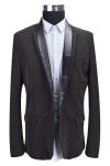 Fashion Mens Tuxedo Suit Blazer Jacket Banquet Black All Polyester Material