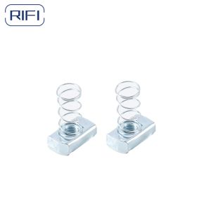 Electro Galvanizing Unistrut Channel Accessoires Spring Nut M6 M8 M10
