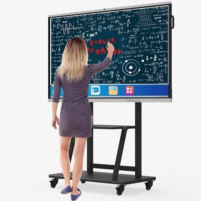 75 Inch Smart Electronic Whiteboard Non Reflective Digital Board For Teaching