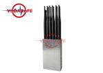 12 Bands 5G 4G 3G Wifi GPS Tracker Portable Signal Jammer 12Walt 30meter Jamming