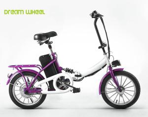China 16 Inch Motorized Folding Bicycle 25km/H 36V 8.0Ah Lithium Battery factory