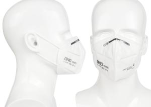 China White KN95 Respirator Mask Anti Virus Face Mask Disposable Earloop For Self Use factory