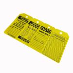 Customizable Plastic Waterproof Safety Tags for Outdoors Use