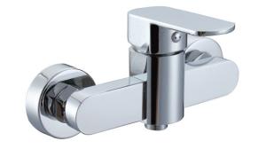 China Single Lever Two Hole Bathroom Faucet Shower Mixer with Chrome Polished , HN-3E02 factory