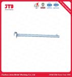 White Supermarket Shelving Accessories 1000mm Coat Hook Bar