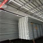 0.426mm single steel 30mm eps sandwich roof panel with silver paper for