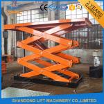4T 7m Stationary Scissor Lift Table Vertical Cargo Lifting Elevator