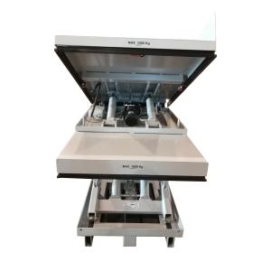 China Hydraulic Scissor Lift Mini Tilt Table for 1 Ton Weight Level and Carrying Capacity factory