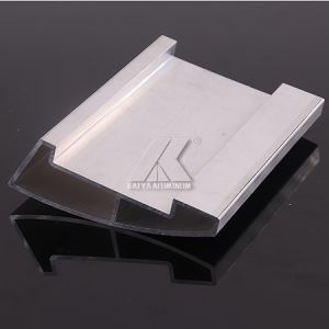 Ajustable Aluminium Handrail Profiles 8μM - 10μM Anodized Matt Light Finish