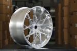 polished silvery 5x120 forged CNC car wheel Forged Racing rims for porsche for