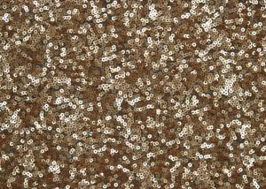 China Washable Beaded Lace Fabric with Gold Color Shining Sequins CY-XP0002 factory