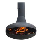 23.6 Inch Wood Burning Fire Pits ISO9001 Hanging Wood Burning Stove