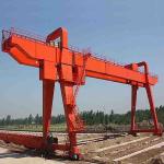 Mobile Double Girder Gantry Crane Heavy Duty Cabin Controlled Electric Rail 40m