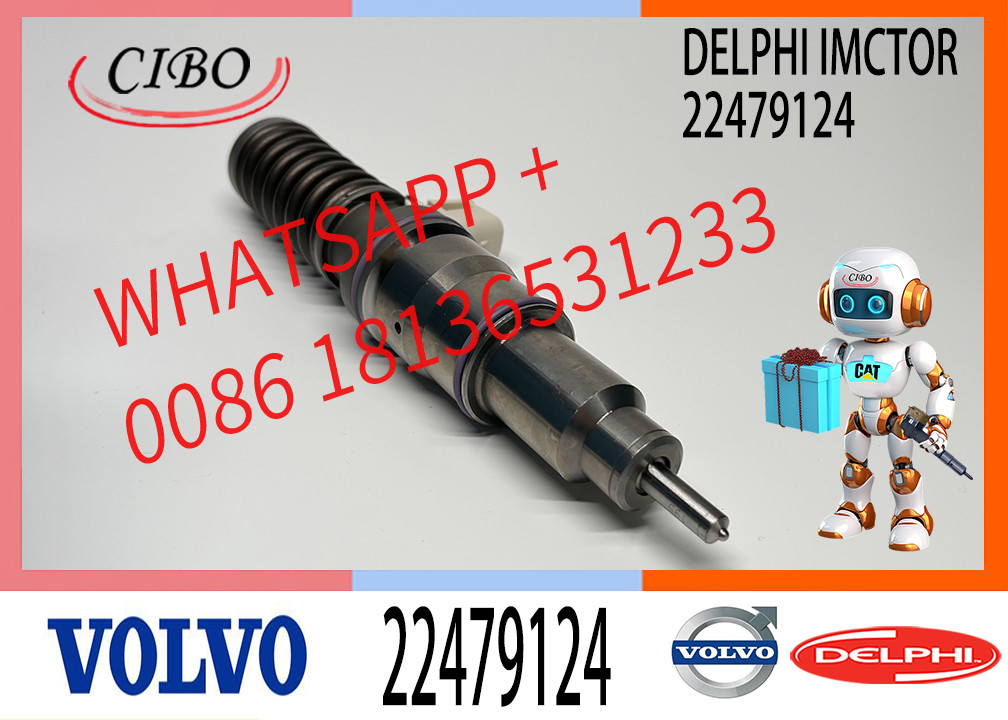 Spare Parts 22479124 21106375 21340611 Common Rail Fuel Injector For VOL-VO D13 Engine Injector Remanufacturing