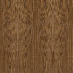 China Natural African Teak Wood Veneer Fancy Plywood Board Crown Grain For Furniture And Cabinet Panels factory