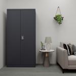 ISO45001 0.4mm-1.0mm Thick Metal Gym Cabinets Powder Coated Steel Cupboard