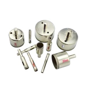 China Electric drill hole saw Glass ceramic slate electroplating drill bits factory