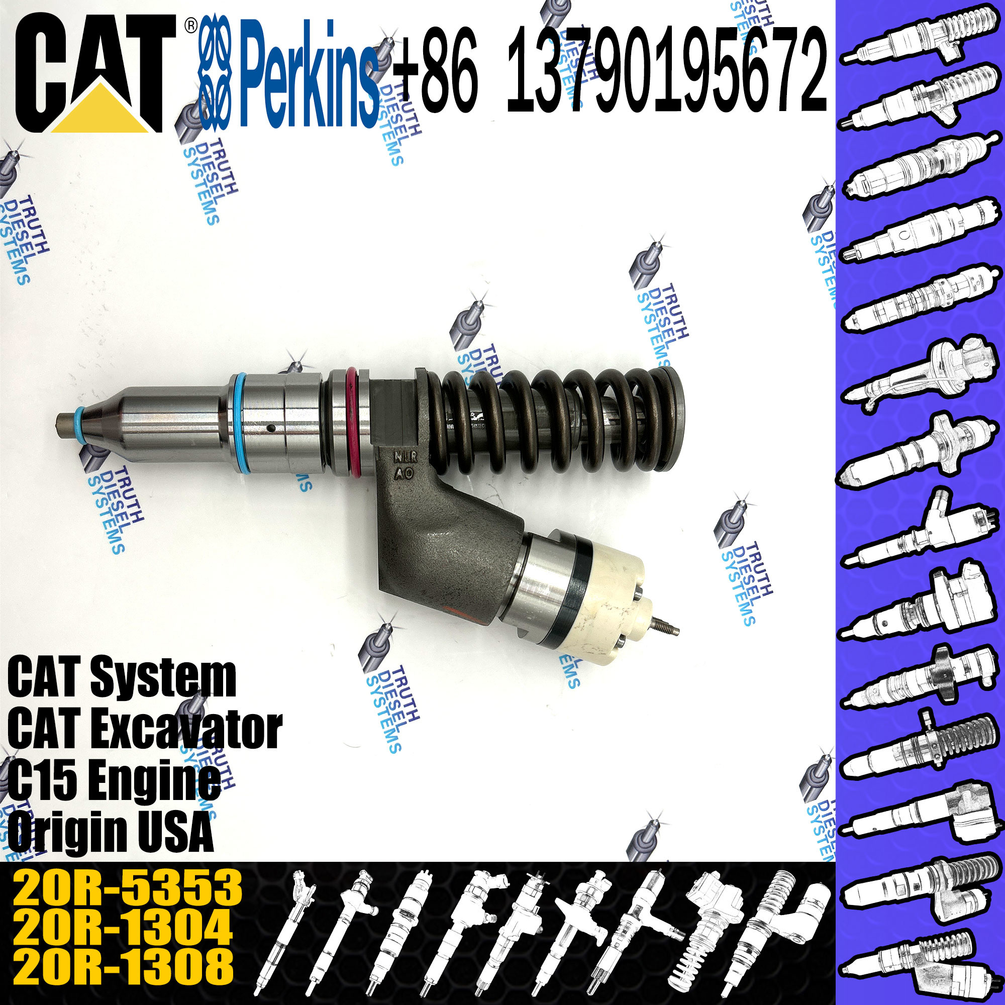 Fuel Diesel Injector Parts 20R-5353 20R5353 Origional Standard