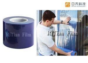 China Temporary Window Glass Protection Film , Polyethylene Anti Uv Film For Windows factory