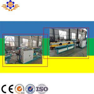 China PVC UPVC Double Wall Corrugated Pipe Machine With Conical Twin Screw factory