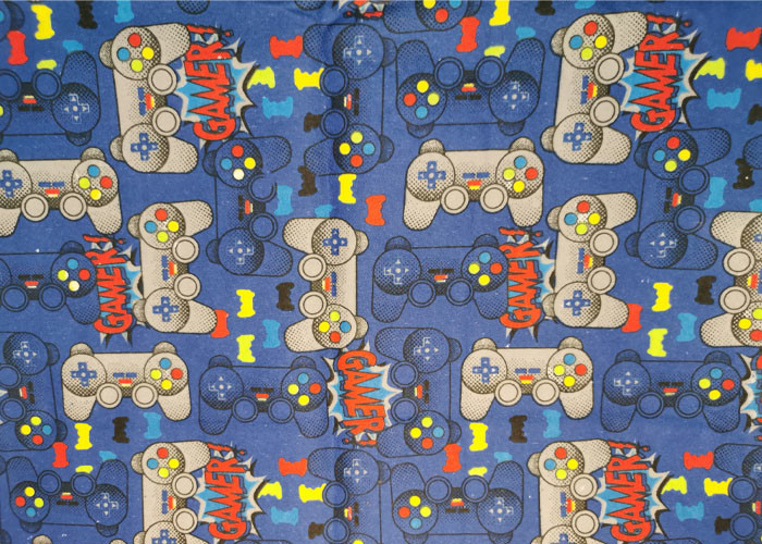 Width 43 Inch Cotton Flannel Cloth Double Sided Colorful Cycle Printed