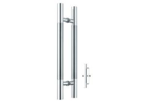 China H Stainless Steel Sliding Glass Door Handles , Commercial Door Pulls SS201 SS304 factory